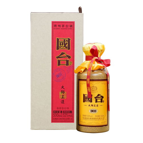 53 度国台大师工造精品 酱香型白酒500ml